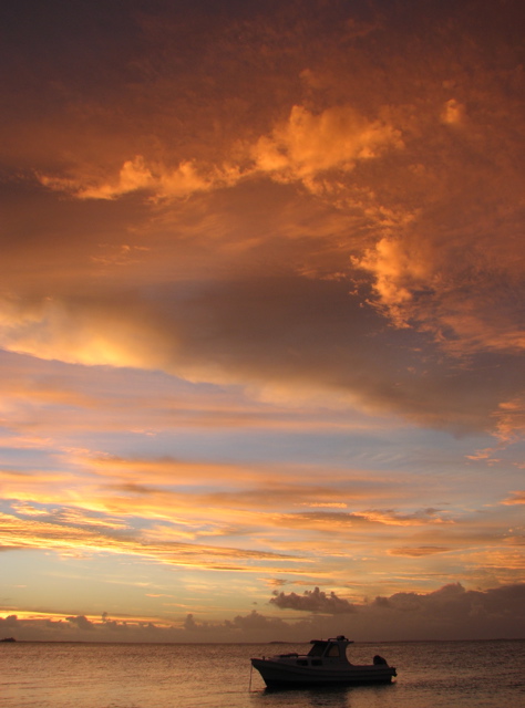 Sunset at Fafa, Tonga